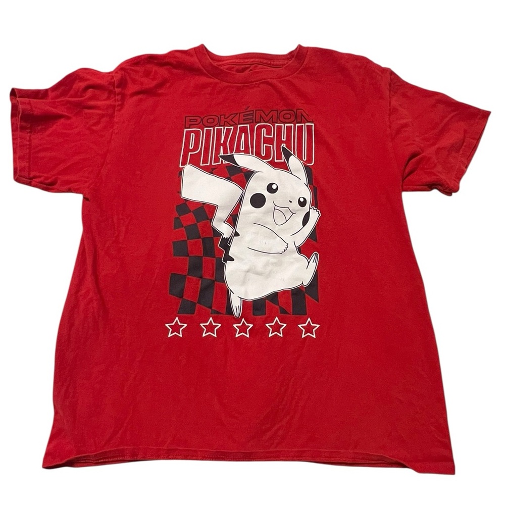 Boys Pokemon Red Pikachu Short Sleeve Tee XL